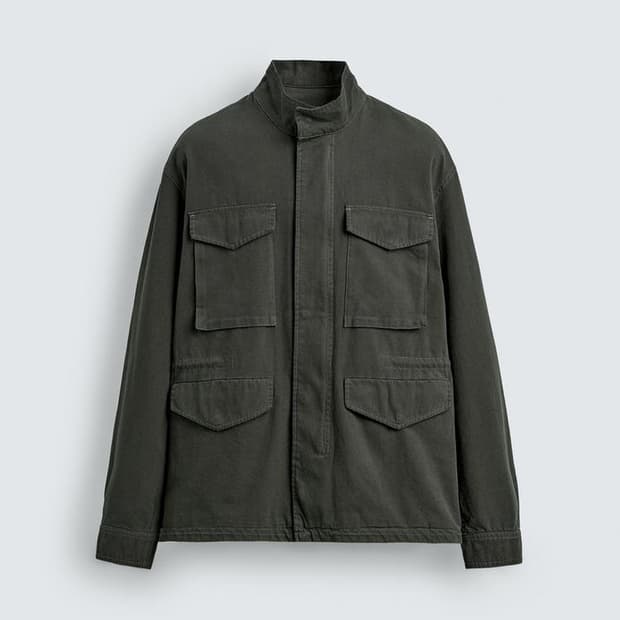 자라 유틸리티 포켓 자켓