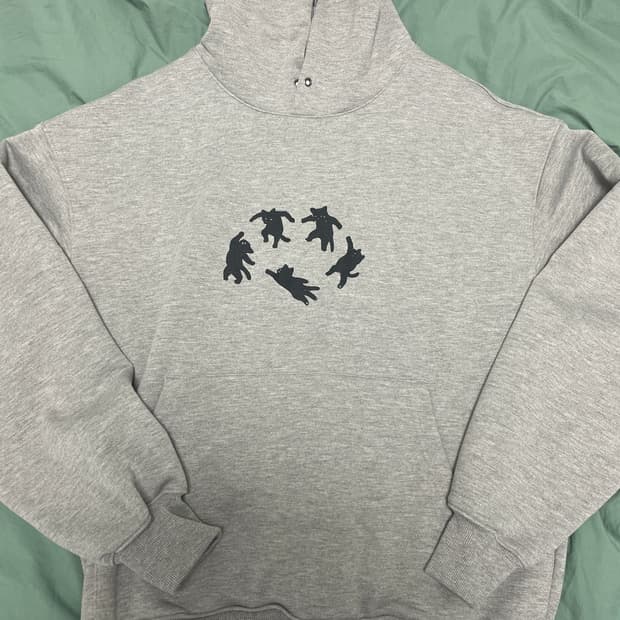 브랜디드 CATS GRAPHIC HOODY [GRAY] M