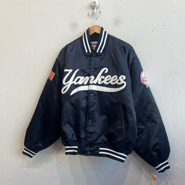 마제스틱 양키즈 스타디움 바시티 자켓 데드스탁 L