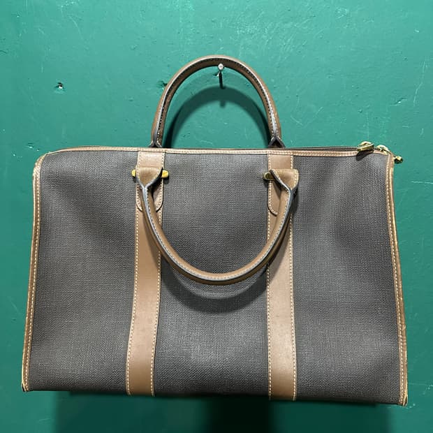 던힐 레더 보스턴백