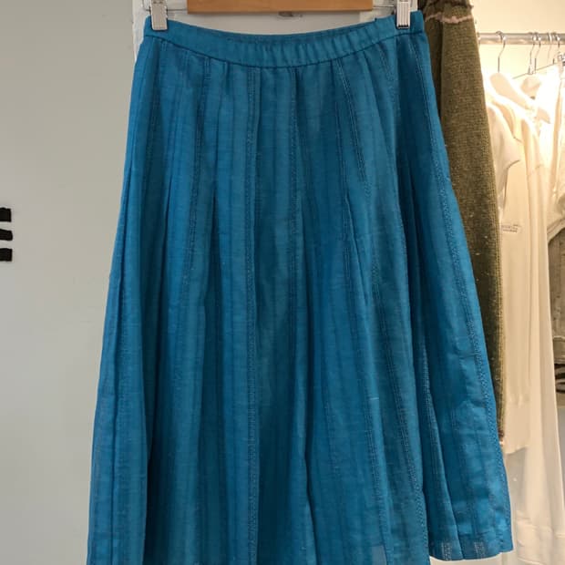 Blue dot skirt