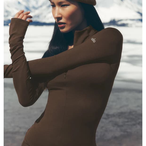 알로 Airlift Winter Warm Zip Long Sleeve