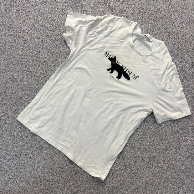 2XL 메종키츠네 반팔 티셔츠 0716J1