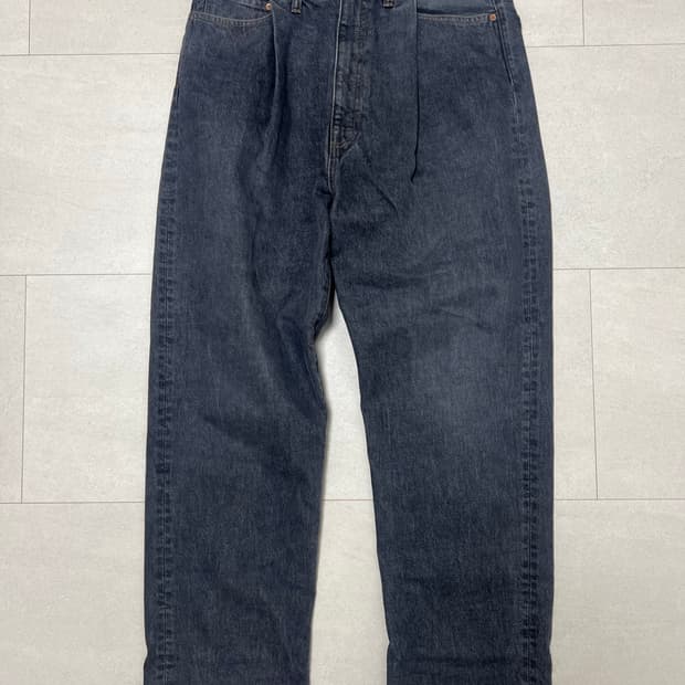 캐피탈 14oz 블랙 데님