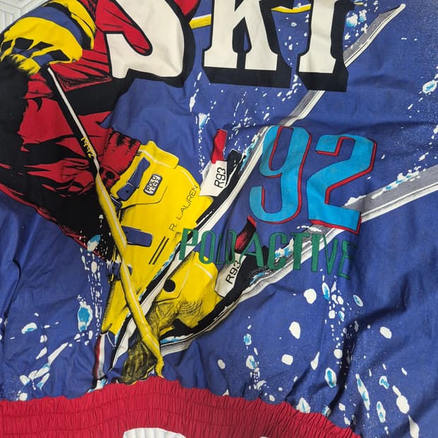 폴로 랄프 로렌 스키 1992 OG 푸퍼 자켓