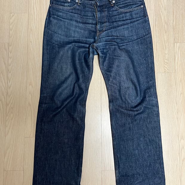 Auralee 하드 트위스트 데님 인디고