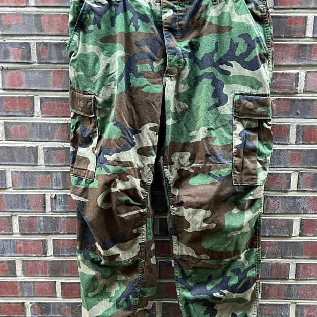 [36] 미군 우드랜드 카모 BDU 카고 팬츠