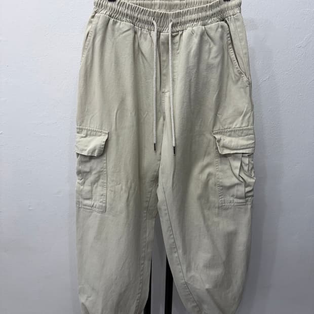 정품) 베이스모먼트 와이드 카고팬츠 L
