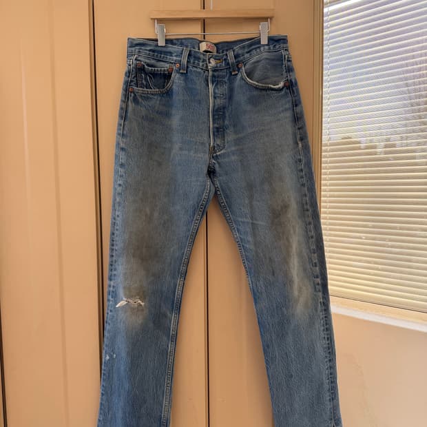 리바이스 501 vtg 데님
