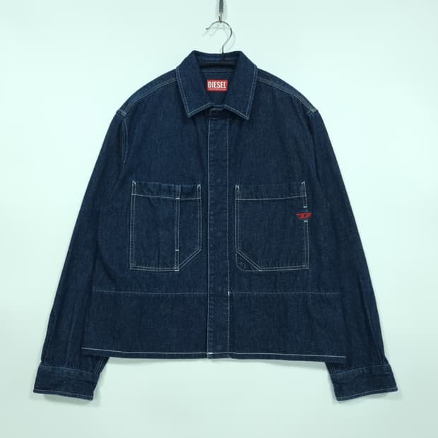 DIESEL 디젤  스티치 데님 자켓 ( 리폼 연예인 협찬 )