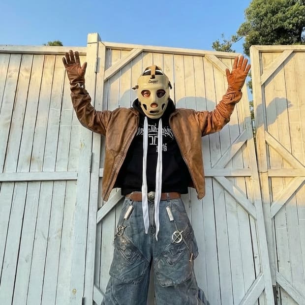 조슈아자말 / cooper 빈티지 아이스하키 마스크