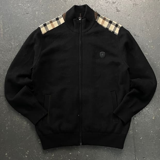 95 닥스 방풍 니트집업