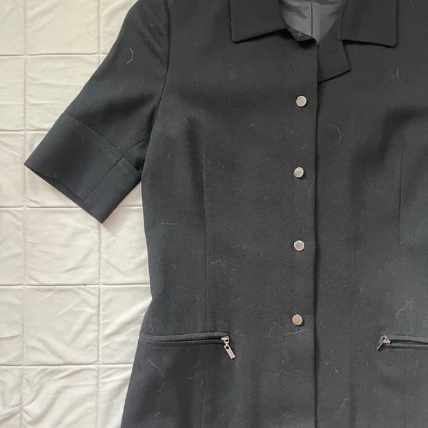 빈티지 블랙 정장 원피스