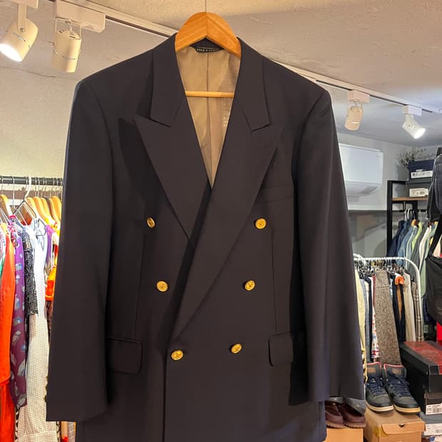 라일앤스콧 금장 더블 블레이저 (일본제)