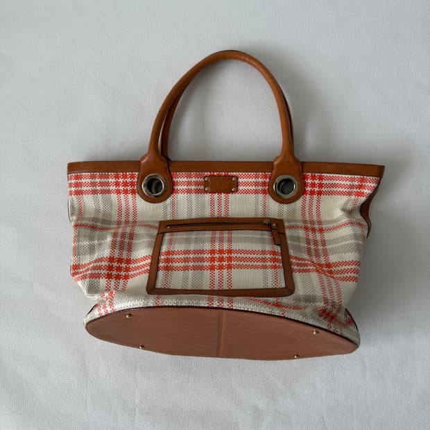 케이트 스페이드(kate spade) 라탄 레더 숄더백(큰사이즈)