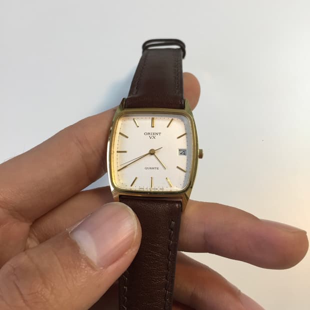 80s orient vx gold quartz