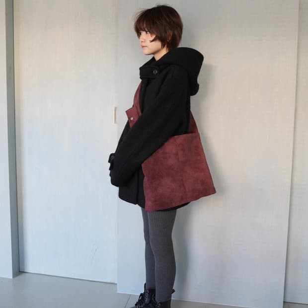 인앤양인하모니 가방 Flap pocket bag wine