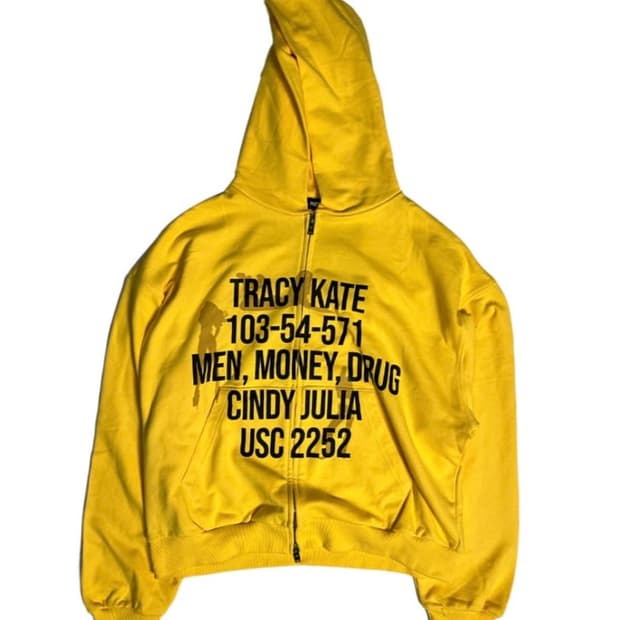 PACOSPLY TRACY ZIP UP HOODIE YELLOW 노란색