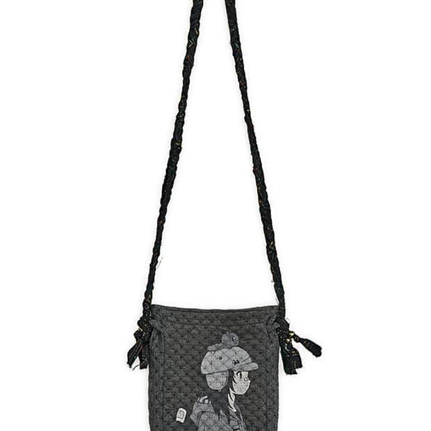 HUGYOURSKIN X JUBA printed mini bag 