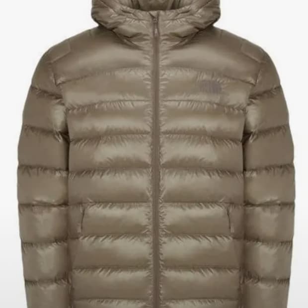 노스페이스 마티에르 패딩 베이지 그레이 M