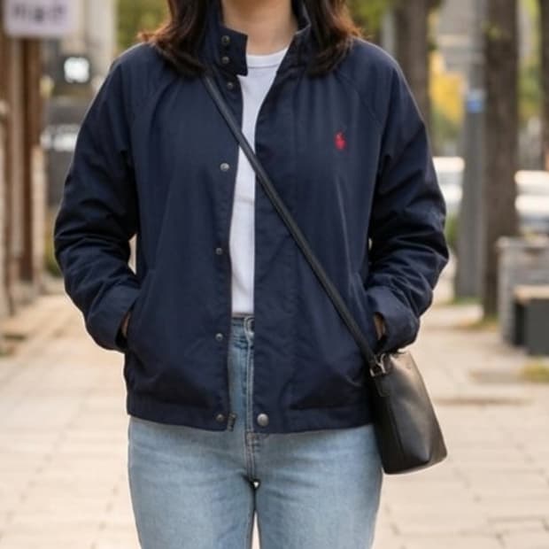 폴로 랄프로렌 키즈 레드포니 바람막이 네이비 ~55반
