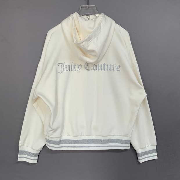 새상품 M 쥬시꾸뛰르 글리터 오버핏 트레이닝 후드집업