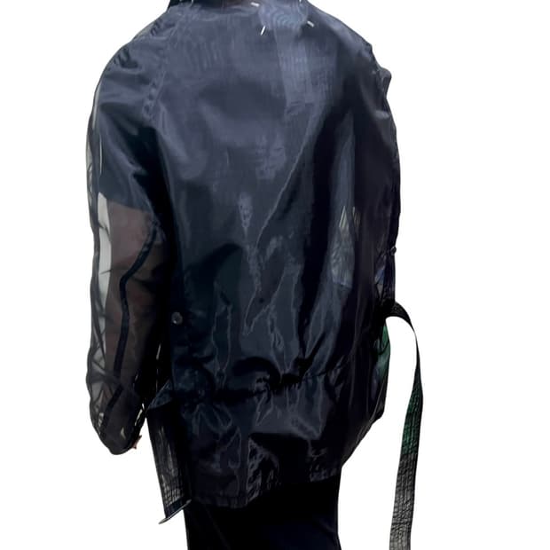 마르지엘라 오버핏 시스루 덱자켓/트러커/사파리