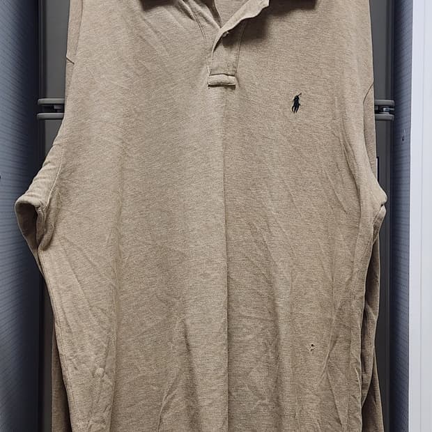 폴로 랄프로렌 베이지 긴팔 카라티 105