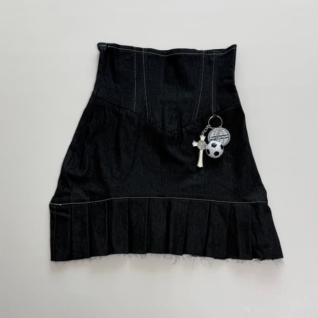 nodress 하이웨스트 미니 스커트