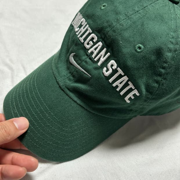 나이키 미시건 그린 볼캡 (오염 있음)