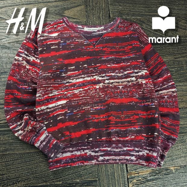 [H&M X 이자벨마랑] 아트 패턴 맨투맨 M20899