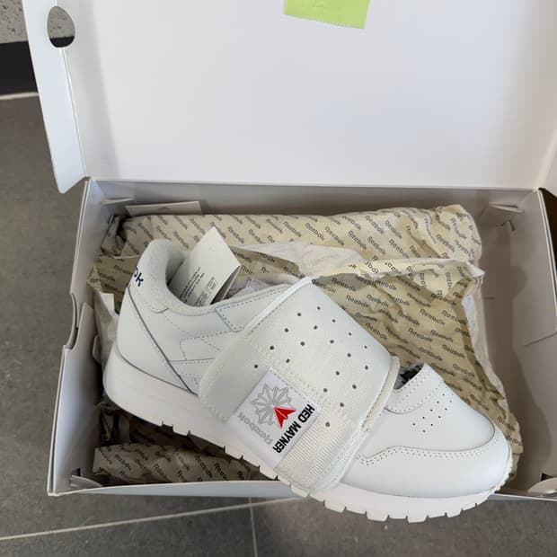 [새상품,270]리복 x 헤드 메이너 LTD 클래식 레더 화이트