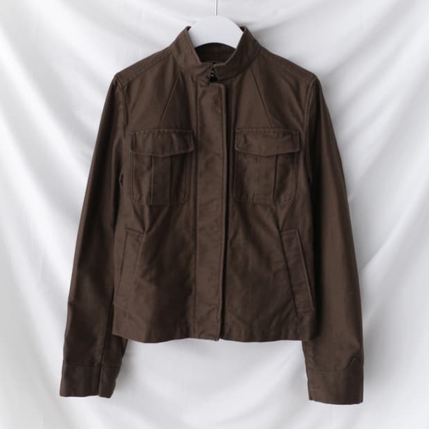 hidden button jacket