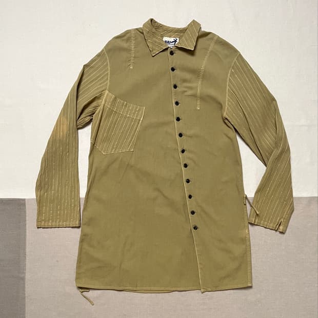 이세이미야케 hai sporting gear 사선여밈 셔츠