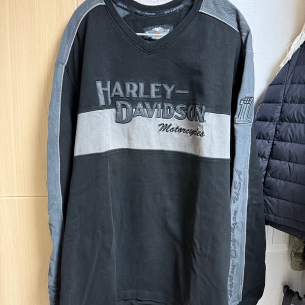 [XXL] 할리데이비슨 빈티지 롱슬리브