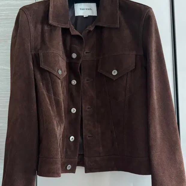 토니웩 스웨이드 트러커 다크브라운 L