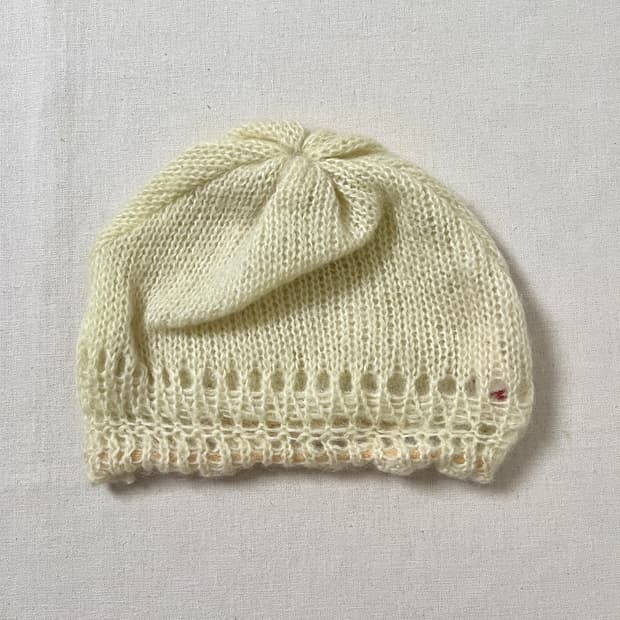 마르니 핸드니트 모헤어 비니 marni 크로셰 비니