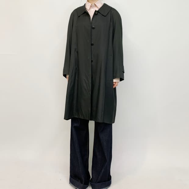 버버리 실크 트렌치 코트