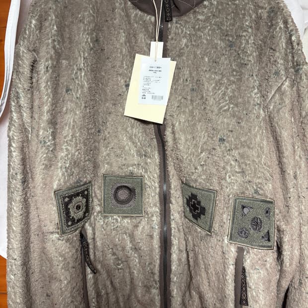 [2] 폴리테루 셰르파 플리스 베이지 새상품