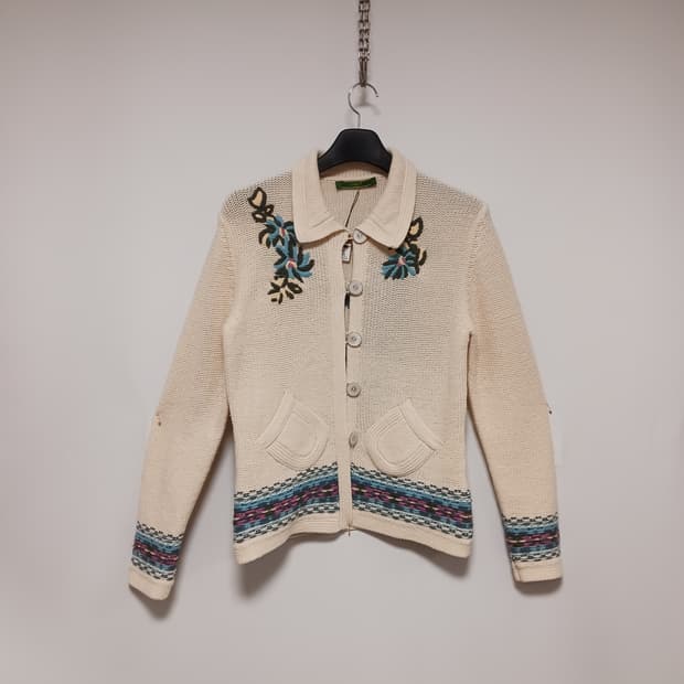 오일릴리 플라워패턴 가디건