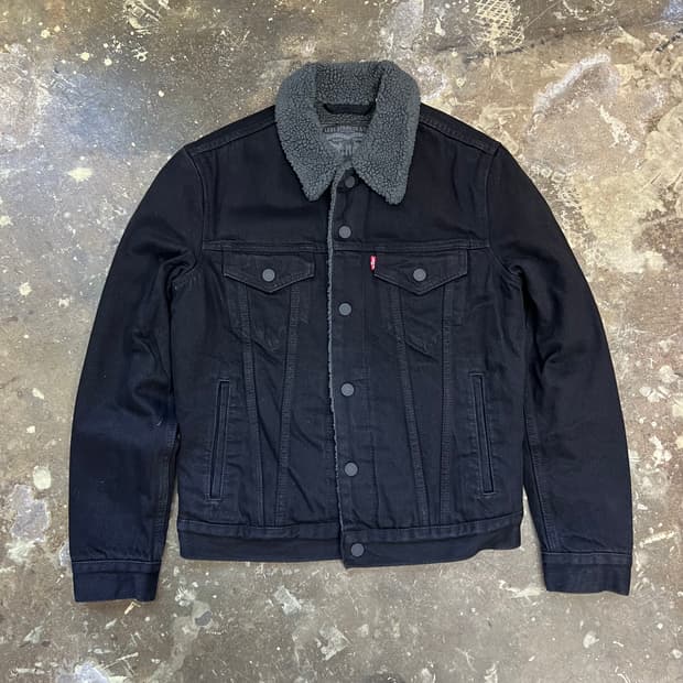 S) 리바이스 데님 셰르파 자켓 청자켓 트러커자켓 양털 자켓