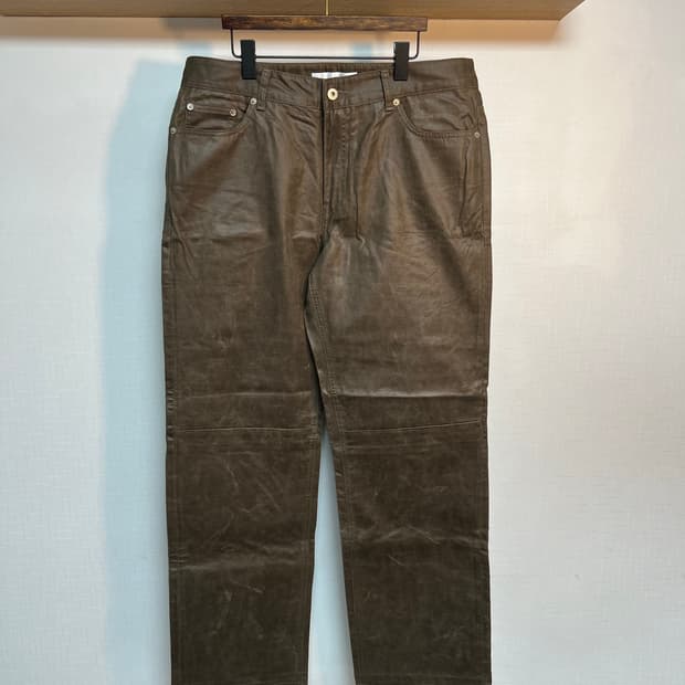 리트 레더 팬츠