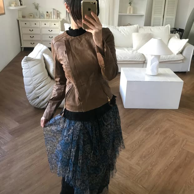 vintage pattern sha skirt