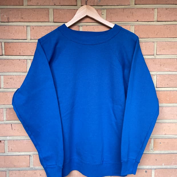 [L] 90s Hanes USA 헤인즈 블랭크 스웻셔츠 크루넥