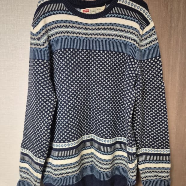 리바이스 페어아일 패턴 울니트 s08191