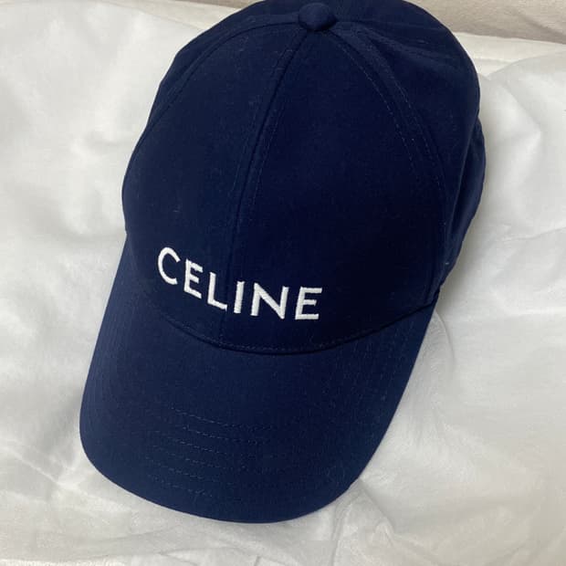 Celine 셀린느 네이비 모자 볼캡 정품 L사이즈