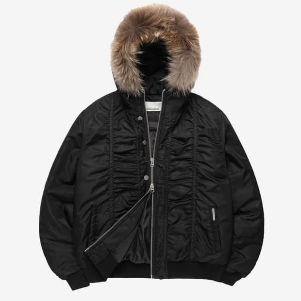 바이닐하우스 퍼 후드 MA-1 자켓