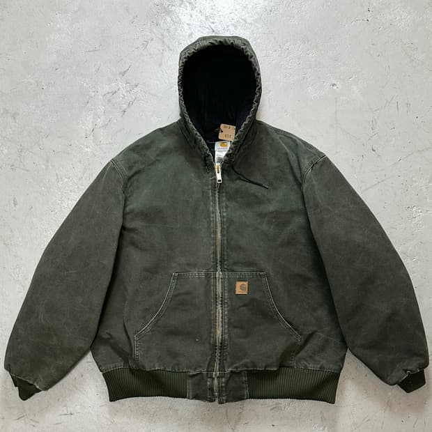 00's OG 칼하트 J130 액티브 자켓 칼하트 MOS 모스그린