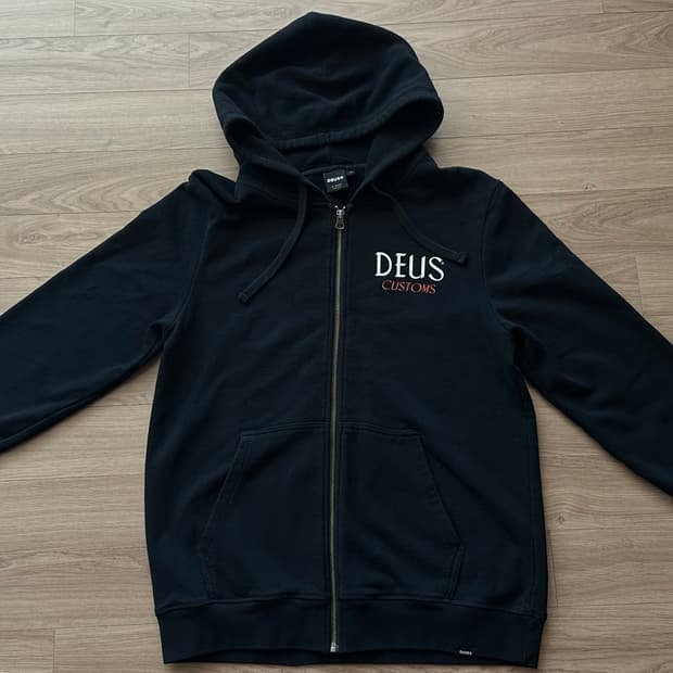 데우스 후드집업 블랙 M (남성)