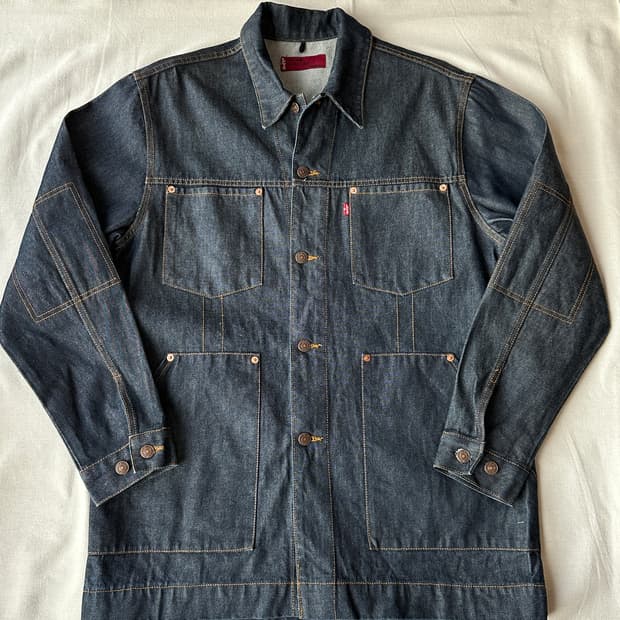 리바이스 레드탭 데님 초어 워크자켓 L